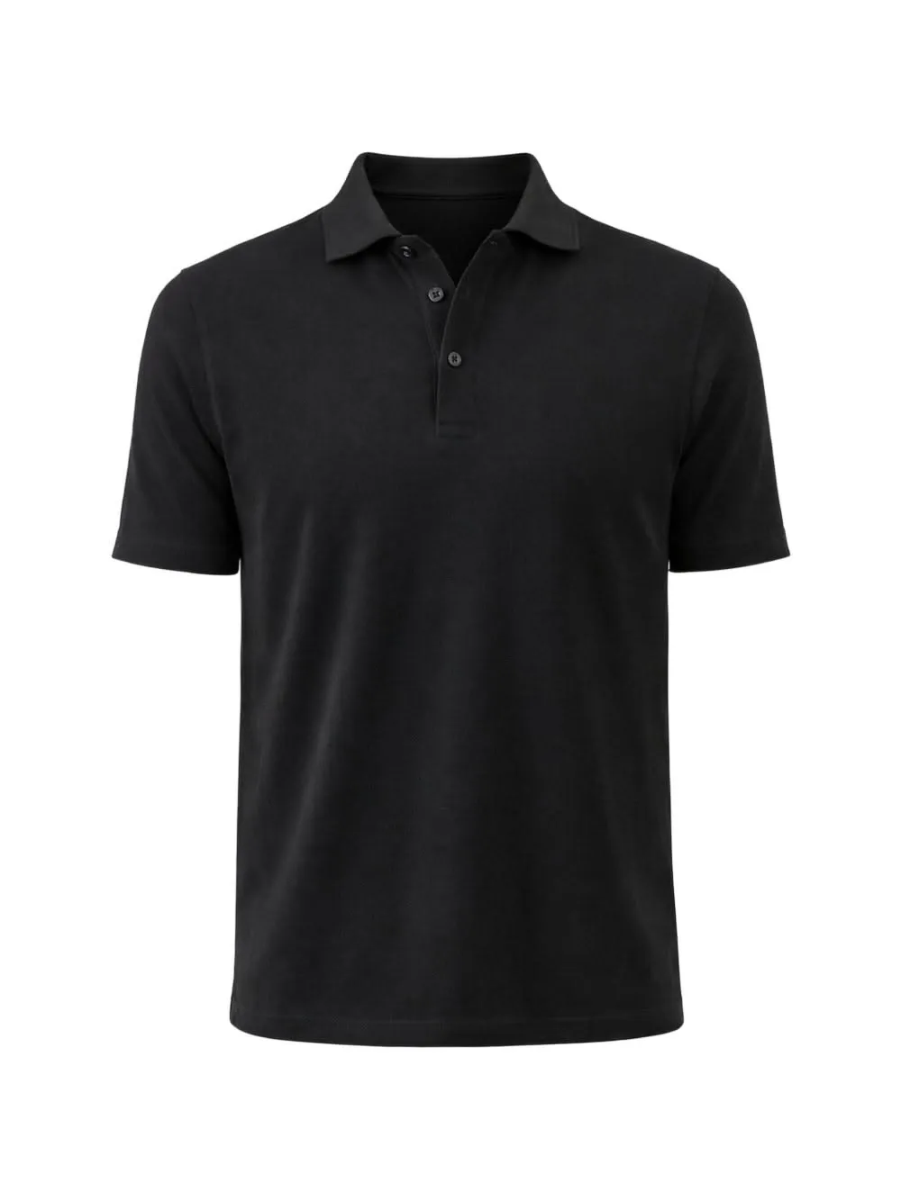 Black Blended Cotton T-Shirt