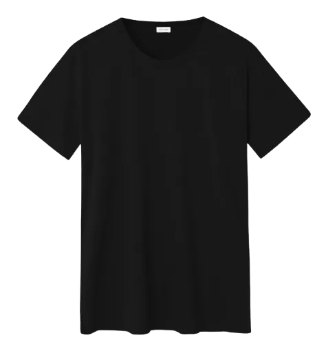 Classic Black Crew Neck T-Shirt