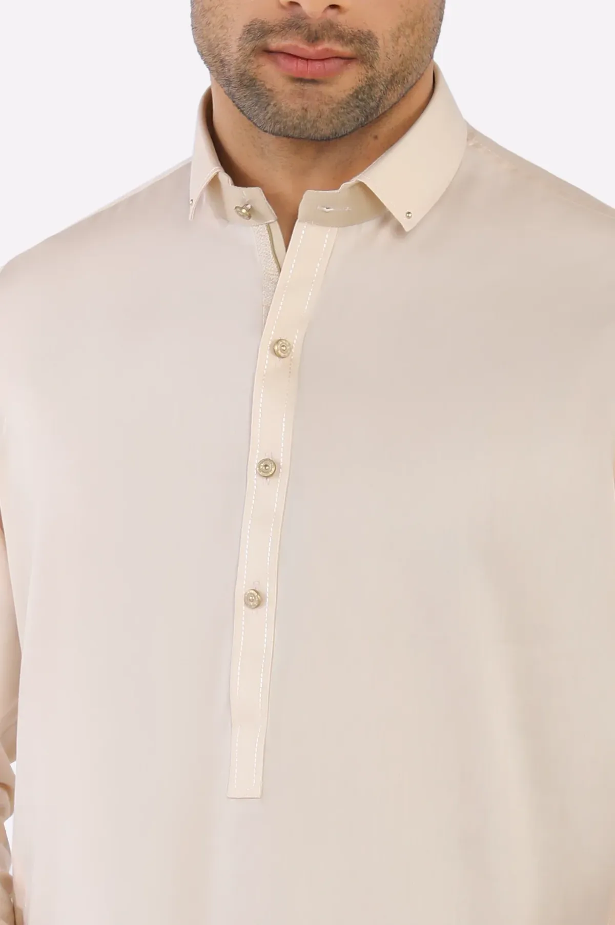 ATISH Premium Beige Classic Kurta