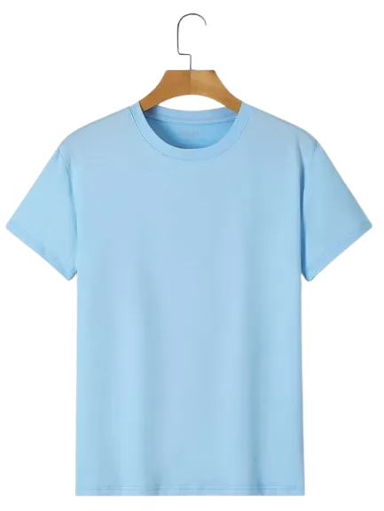 Classic Navy Blue Crew Neck T-Shirt