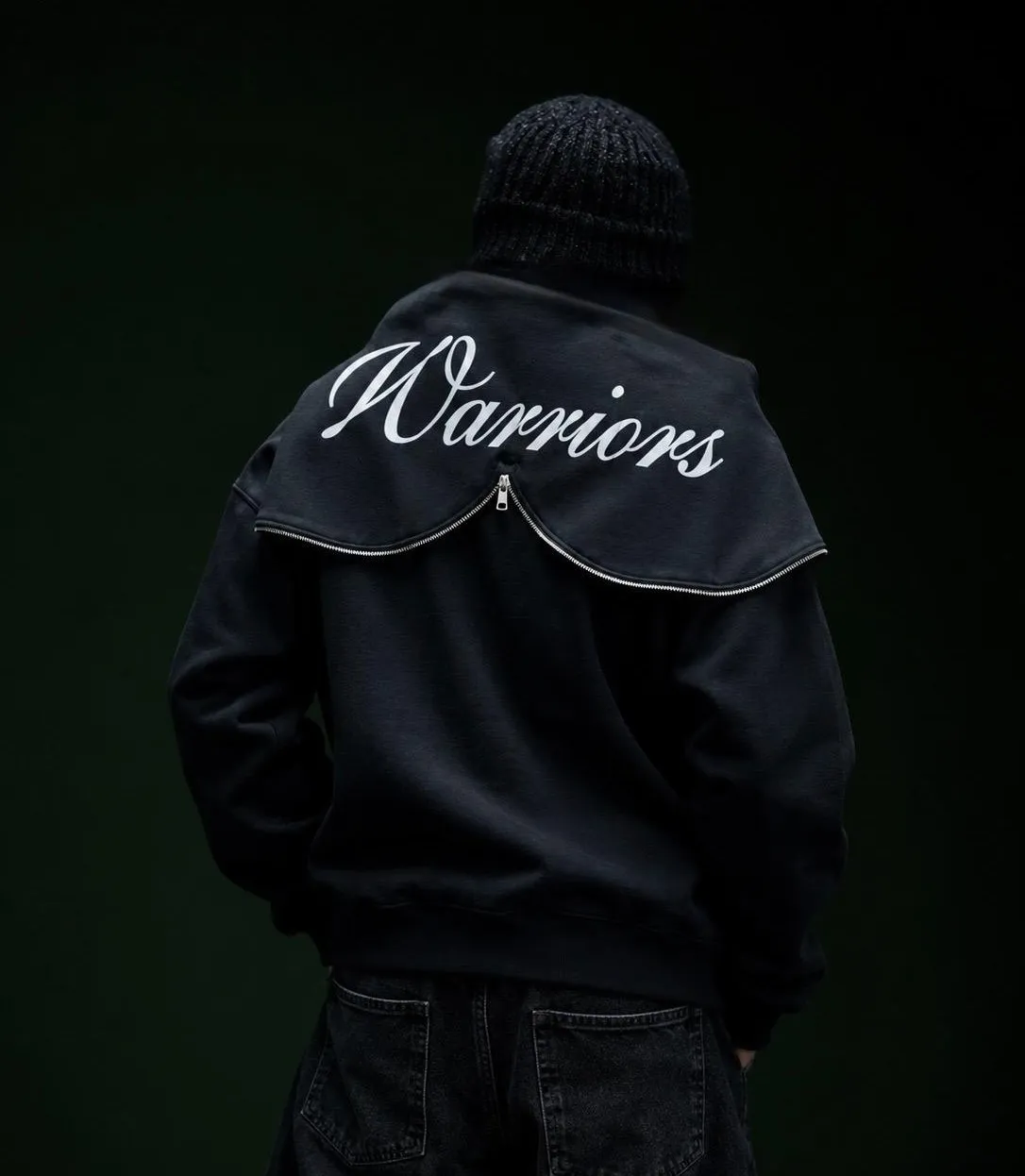 Warrior Printed Back Wings Style Zipper Hoodie 1st Pakistani Streetwear.