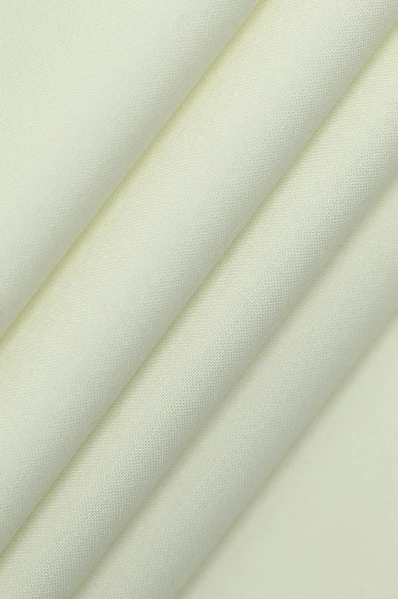 Cream Wash & Wear Fabric