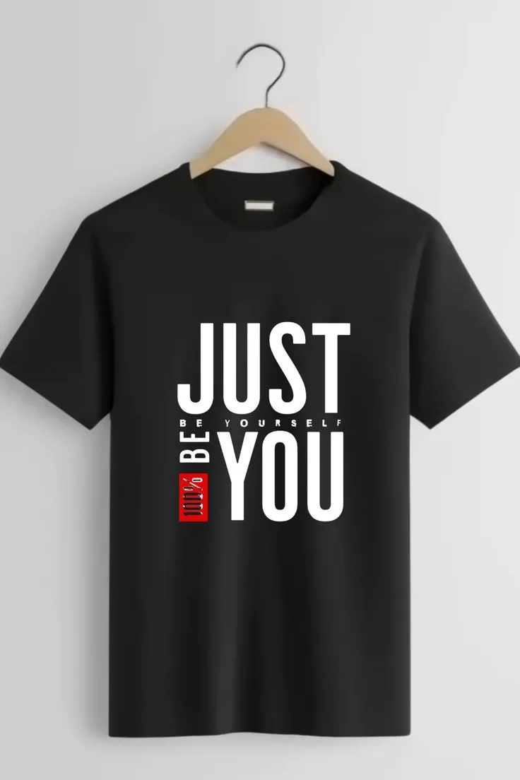 ATISH "Just Be You" Premium Black T-Shirt
