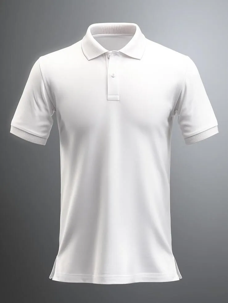 White Blended Cotton T-Shirt