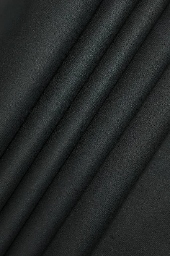 Black Wash & Wear Fabric