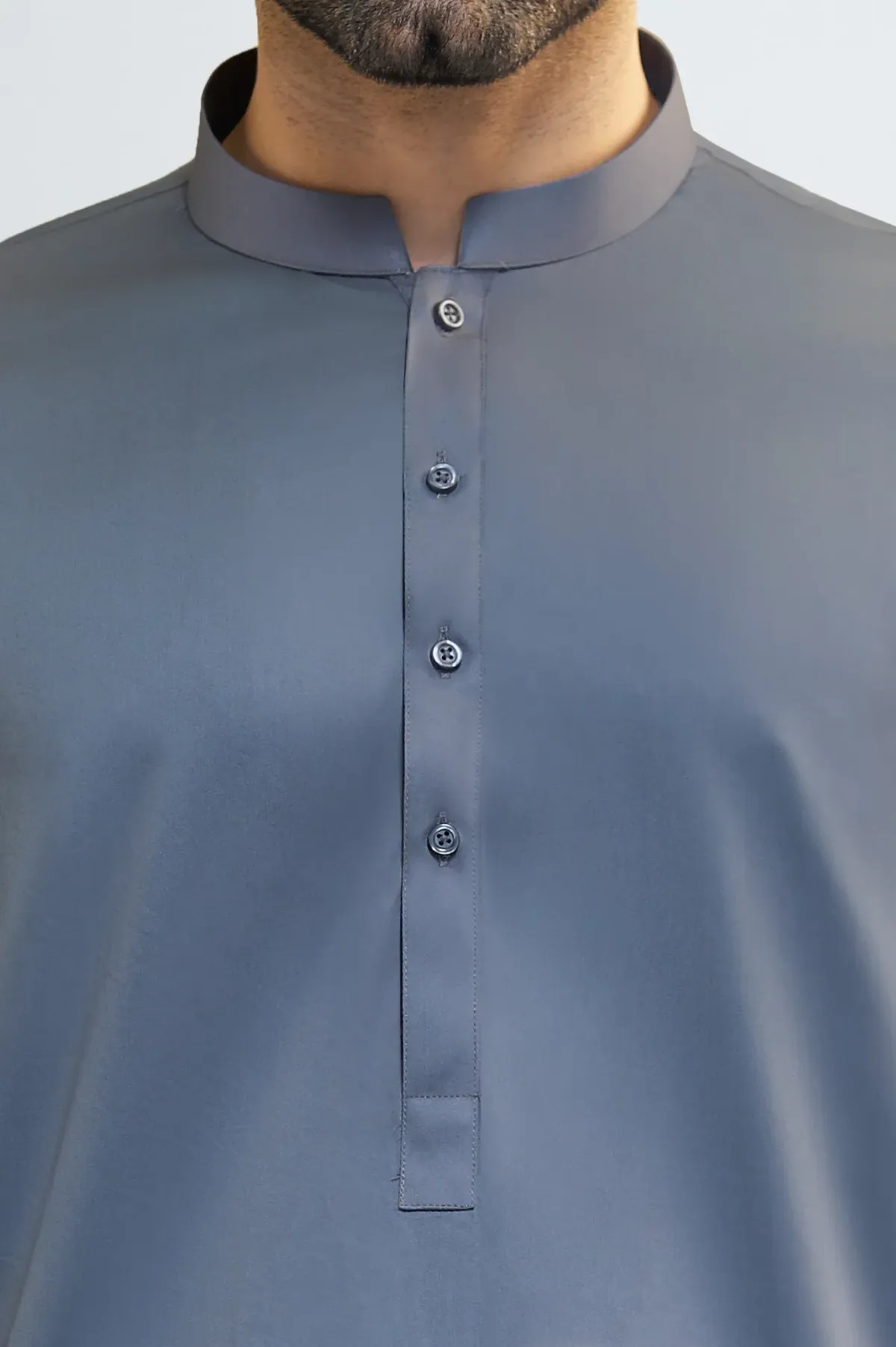 Grey Cotton Shalwar Kameez